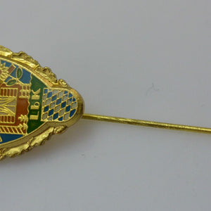 Anstecknadel - "LbK Bayern" / Bremer / Emaille - vergoldet