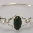 Laden Sie das Bild in den Galerie-Viewer, Armreif / 800er Silber / ⌀ 5,5 cm / Aventurin
