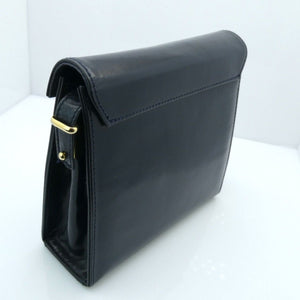 Vintage Peter Kaiser Design Leder Damen Handtasche Leder Schwarz Made in Germany