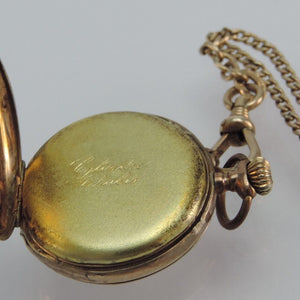 Halskettenuhr Taschenuhr - Handaufzug - mit Kette