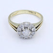 Laden Sie das Bild in den Galerie-Viewer, Damenring 585er 14 Karat mit Diamanten ca. 0.78 ct. / 57 18,1 mm Ø
