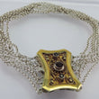 Laden Sie das Bild in den Galerie-Viewer, Antikes Trachten Collier - Jugendstil um 1900-Böhmische Granatsteine 800 Silber
