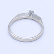 Laden Sie das Bild in den Galerie-Viewer, Vintage Damenring 585er - 14 K-Weißgold mit Diamanten ca.0.03 ct. 50 15,9 mm Ø
