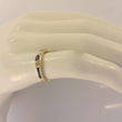 Laden Sie das Bild in den Galerie-Viewer, Vintage Damenring mit Diamanten &amp; Saphire / 375er 9 Karat Gold- 57 18,1 mm Ø *
