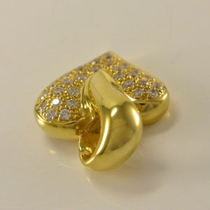 Gold Anhänger 375er 9 Karat mit Zirkonia