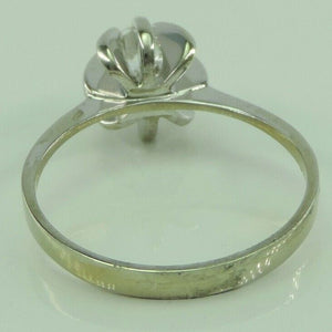 Vintage Damenring mit Zirkonia ca. 0.25 ct / 585er Gold - 60 19,1 mm Ø *