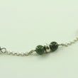 Laden Sie das Bild in den Galerie-Viewer, Vintage Damen 835er Silber Collier mit Achat

