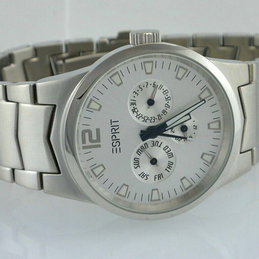 Esprit Herrenarmbanduhr Quarz / Edelstahl