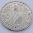 Laden Sie das Bild in den Galerie-Viewer, Drittes Reich 5 Reichsmark Silbermünze 1938 A - Hindenburg mit HK
