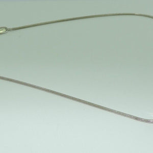 Silber Damen Kette 925er Silber mit Anhänger / Zirkonia & Turmalin