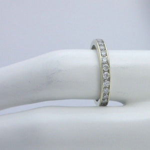 Damenring Ring mit Zirkonia / 375er 9 Karat Weißgold 58 18,4 mm Ø *