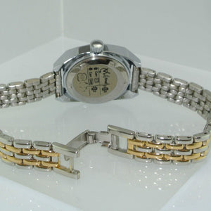 KOHA - Damenuhr mit Datum / Automatik / Armband: Edelstahl - vergoldet