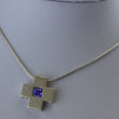 Laden Sie das Bild in den Galerie-Viewer, Kette - mit &quot;Kreuz &amp; Amethyst“ / 925 Silber
