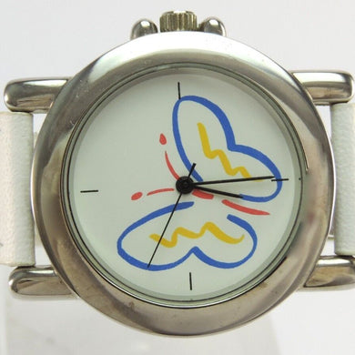 Damen Armbanduhr mit Schmetterling-Motiv Quartz