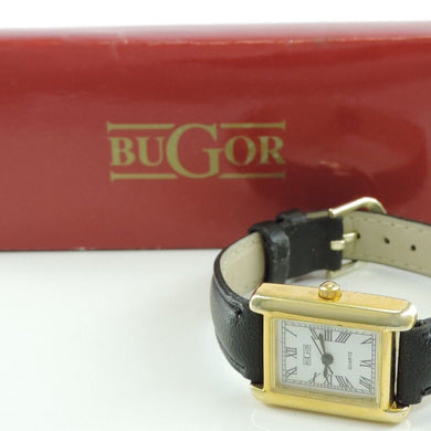 Vintage Bugor Damen Armbanduhr Quartz neuwertig!!