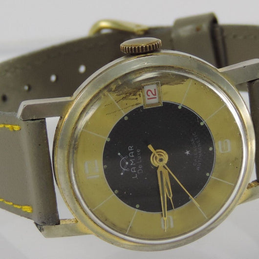 Lamar DeLuxe / Damenuhr / Handaufzug / Vintage / Calendar / Antimagnetic