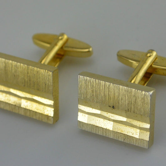 Manschettenknöpfe - vergoldet- ca. 20,0 x 15,0 mm