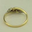 Laden Sie das Bild in den Galerie-Viewer, Vintage Damenring mit Diamanten 0,20 ct, / 585er - 14 Karat - 54 17,2 mm Ø *
