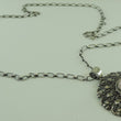 Laden Sie das Bild in den Galerie-Viewer, Vintage Damen 835er Silber Kette &amp; 925er Silber Anhänger mit Rosenquarz
