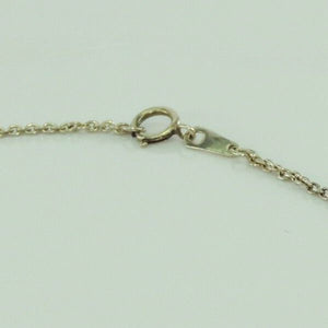 Vintage Damen Kette 925er Silber mit Tigerauge Anhänger