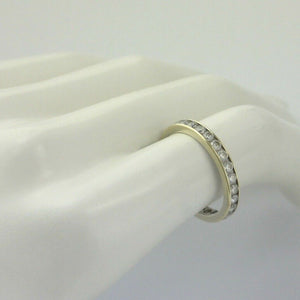 Damenring Ring mit Zirkonia / 375er 9 Karat Weißgold 58 18,4 mm Ø *