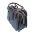 Laden Sie das Bild in den Galerie-Viewer, Vintage Design Schlangenleder Braun Damen Handtasche mit Handspiegel

