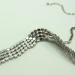 Laden Sie das Bild in den Galerie-Viewer, Modisches Damen Collier mit Strass in Krawattenoptik
