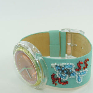 Pop-Swatch Damenuhr "Authentic" PWZ 106 / 1992 Limited Edition / Quarz