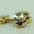 Laden Sie das Bild in den Galerie-Viewer, Damen Kette mit Anhänger / 750er 18 Karat Gold / ca. 0.10ct. Diamanten / 48 cm
