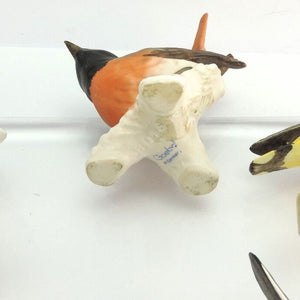 Sammlung 7 Göbel Porzellanvögel made in Germany
