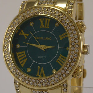 EXCELLANC DAMEN UHR VERGOLDET