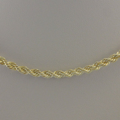 Feine Kordelkette / 925er Silber / ca. 80 cm