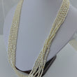 Laden Sie das Bild in den Galerie-Viewer, Vintage Damen Perlenkette &amp; Perlenarmband 62cm 2,6 mm Durchmesser
