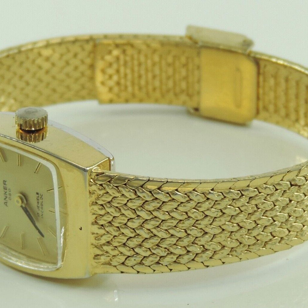 Anker Uhr Anker Damenuhren Meister Anker Damenuhr Set Gold Glitzer