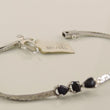 Laden Sie das Bild in den Galerie-Viewer, Silberarmband mit Turmalin / 835er Silber

