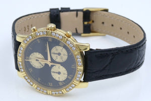 Piaget Haute Complication Chronograph Quartz 750er 18 Karat Diamond Damenuhr