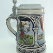 Laden Sie das Bild in den Galerie-Viewer, Bierkrug mit Zinndeckel / 0,5 Liter / Gerzit
