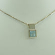Laden Sie das Bild in den Galerie-Viewer, Vintage Damen 925er Silber Kette &amp; 925er Silber Anhänger mit Topas
