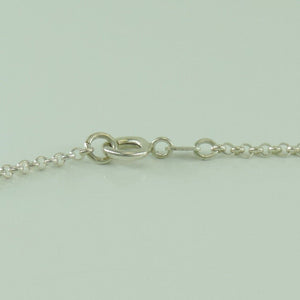Vintage Damen 835er Silber Collier mit Achat