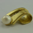 Laden Sie das Bild in den Galerie-Viewer, Vintage Anhänger mit Zirkonia &amp; Perle / 333er - 8 Karat Gold ohne Kette
