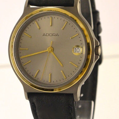 Adora Herren Armbanduhr Uhr Quarz Titan