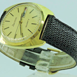 Vintage Isoma Quarz Herrenuhr / Vergoldet / Antimagnetic