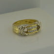 Laden Sie das Bild in den Galerie-Viewer, Vintage Damenring mit Zirkonia / 750er 18 Karat Gold - 55 17,5 mm Ø *
