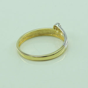 Damenring 333er 8 Karat Gold mit Zirkonia - 57 18,1 mm Ø *
