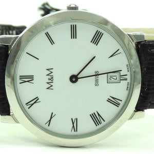 M&M Quartz Swiss Herrenuhr Ref-1239.21
