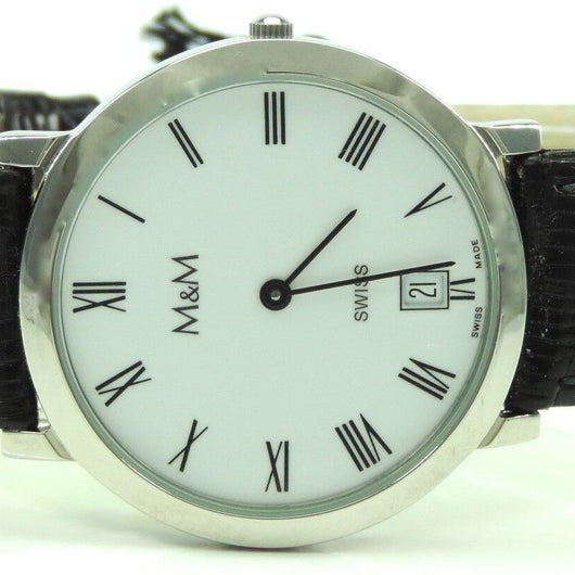 M&M Quartz Swiss Herrenuhr Ref-1239.21