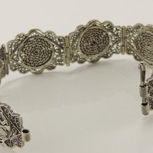 Antik Art Deco Armband Silber 835er filigran floral