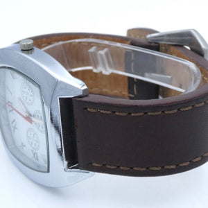 Chronometer Herrenuhr - Quartz mit Lederband