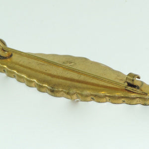 Vintage Brosche vergoldet