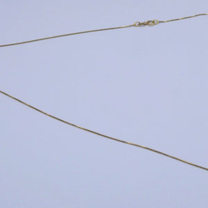 Kette 333er 8 K Gold Anhänger 585er 14 K Gold mit 0.30 ct. Diamant / 42 cm